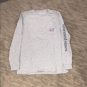 Vineyard Vines Long Sleeve Grey Men’s T-Shirt